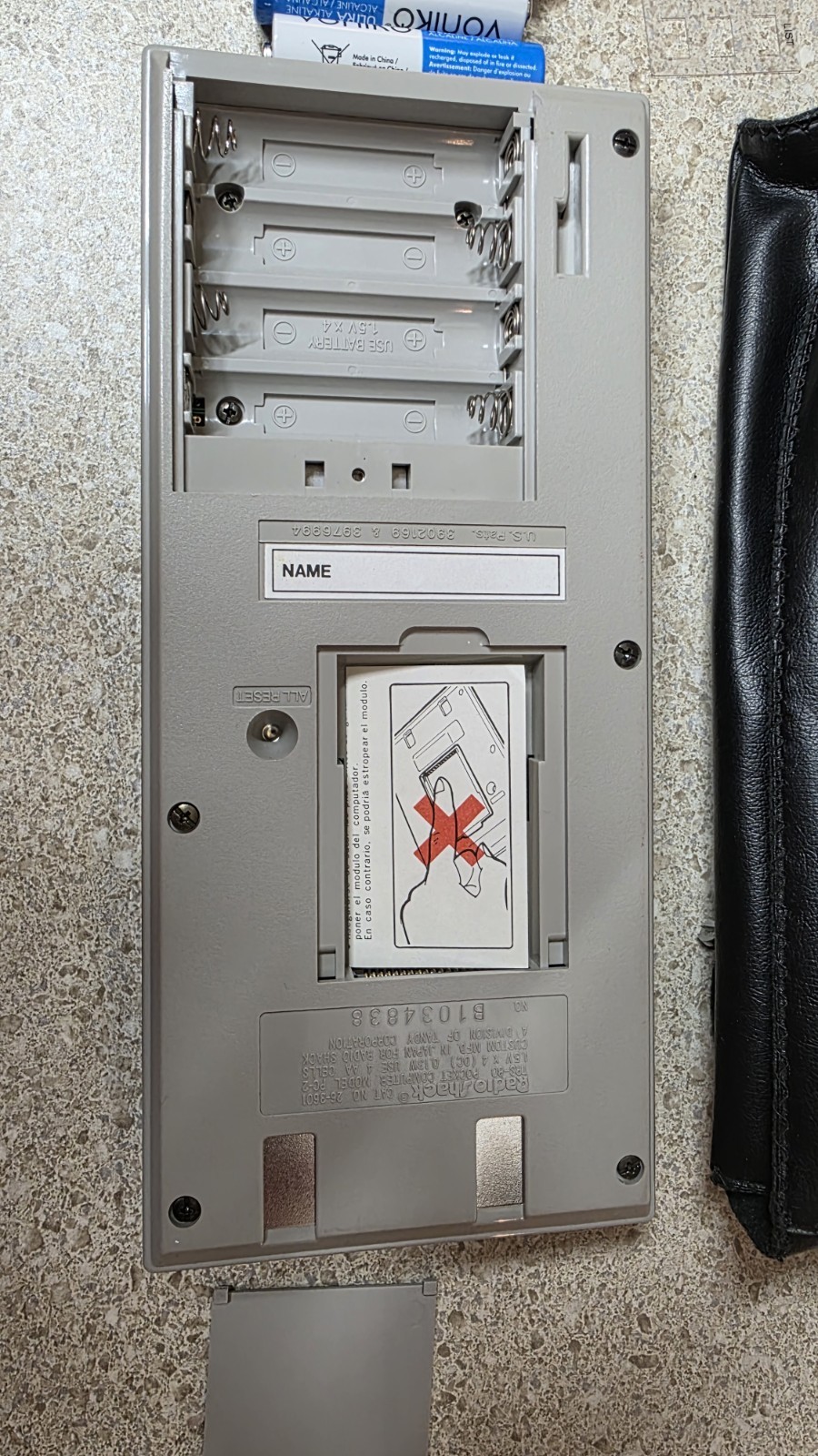 Radio Shack TRS-80 Pocket Computer PC-2 Japan Box Tested 26-3601 Vtg