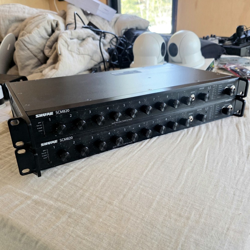 Shure SCM820-DAN (pair)