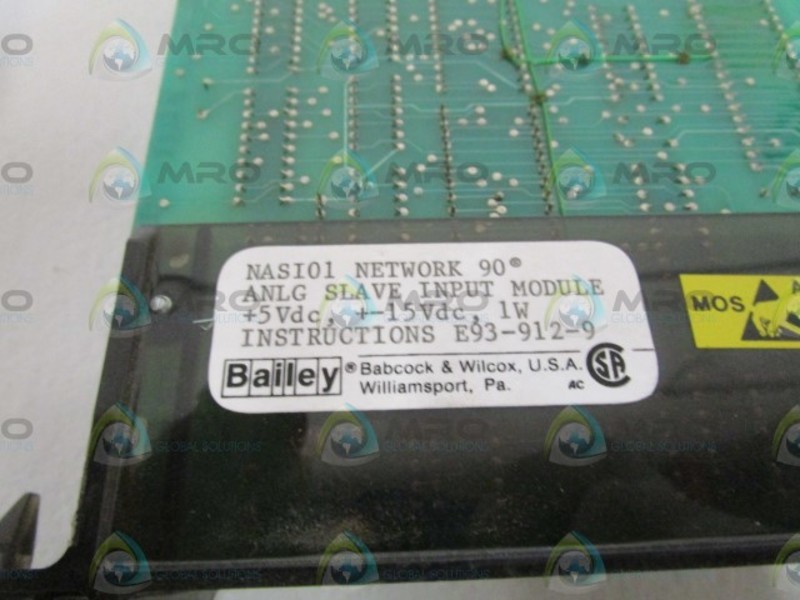 BAILEY ANALOG SLAVE INPUT MODULE NASI01 UNMP