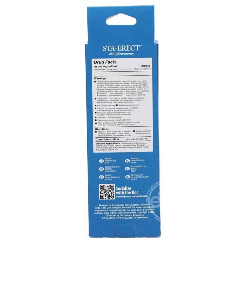 Doc Johnson Endurance Delay Spray OR Delay Cream Bottle🍯