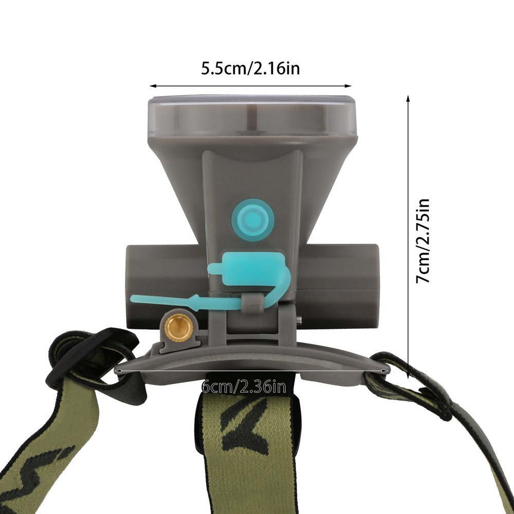 Underwater Headlight Rechargeable LED Diving Headlamp Head-mounted Diving Light