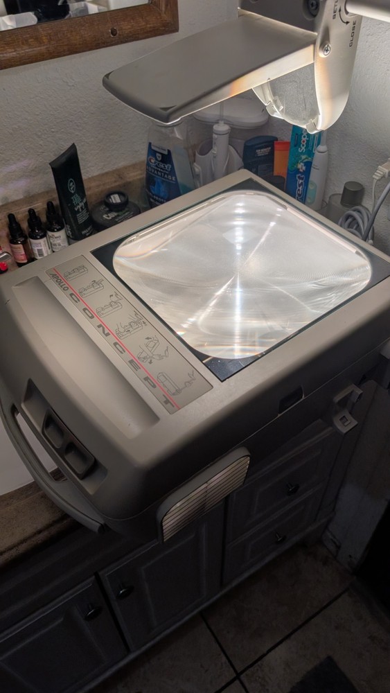 Apollo Concept 2210 Portable Overhead Projector Folding Tested Working