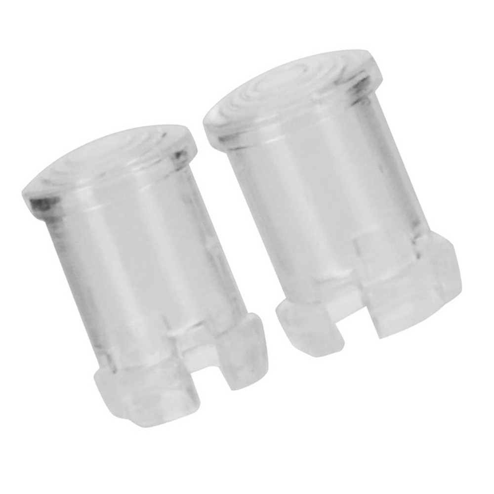 100Pcs Nylon LED Light Emitting Diode Transparent Lamp Light Caps Protective WT