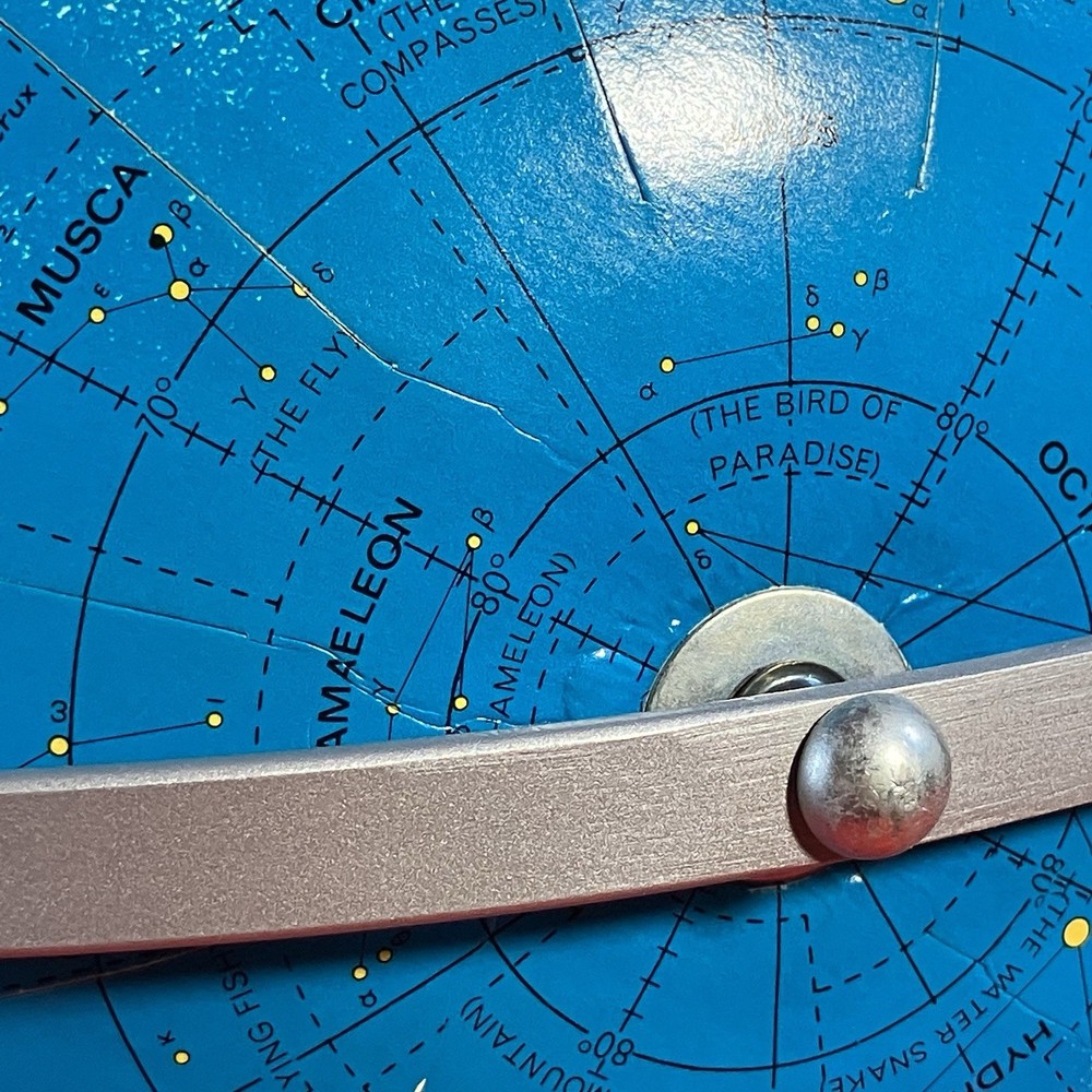 Vintage 12" Apollo Celestial Globe Replogle 1971 / Star Constellation / Flaw