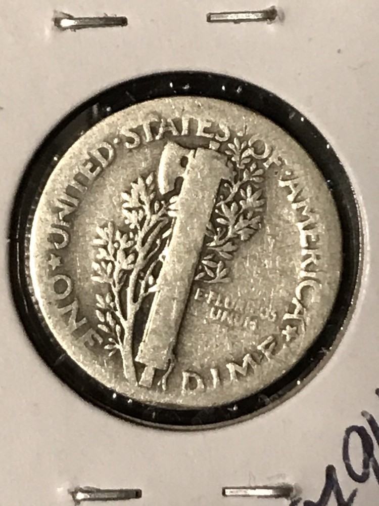 1924 Mercury Dime VG/G