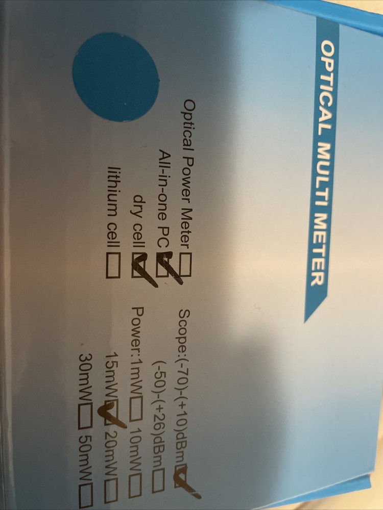 fiber optical power meter