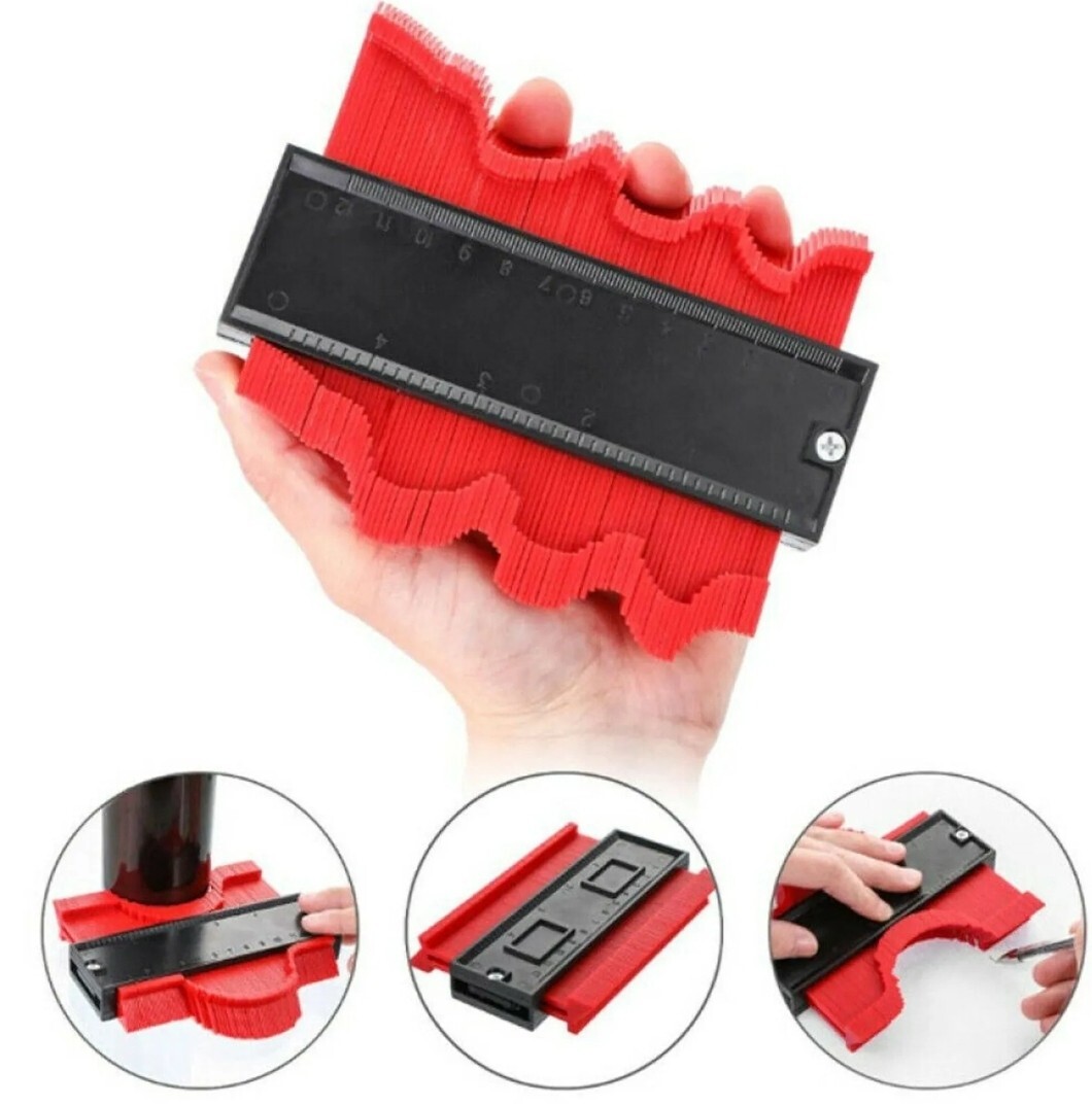Shape Profile Contour Gauge Plastic Tool Duplicator Irregular Template Tracing
