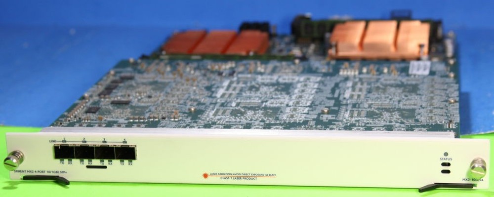 MX2-10G-S4 SPIRENT MX2 10/1G ETHERNET SFP+ 4-PORT Module
