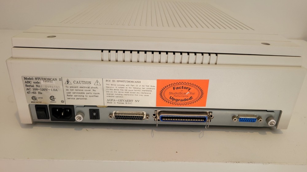 Agfa StudioScan II Professional Flatbed Scanner – Serviced & Working –...