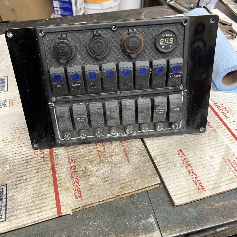 Boat dash panel