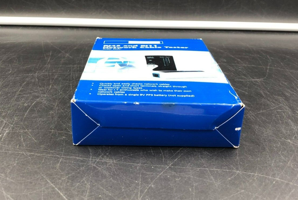 RJ45 and RJ11 Network Computer Cable Ethernet LAN Tester In Box