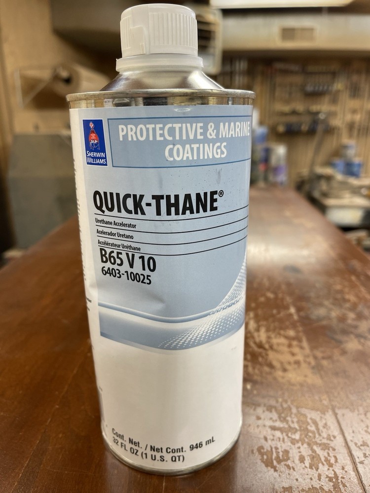 Sherwin Williams Quick - Thane Urethane Accelerator/ Quart/ B65 V 10 /Dented Can