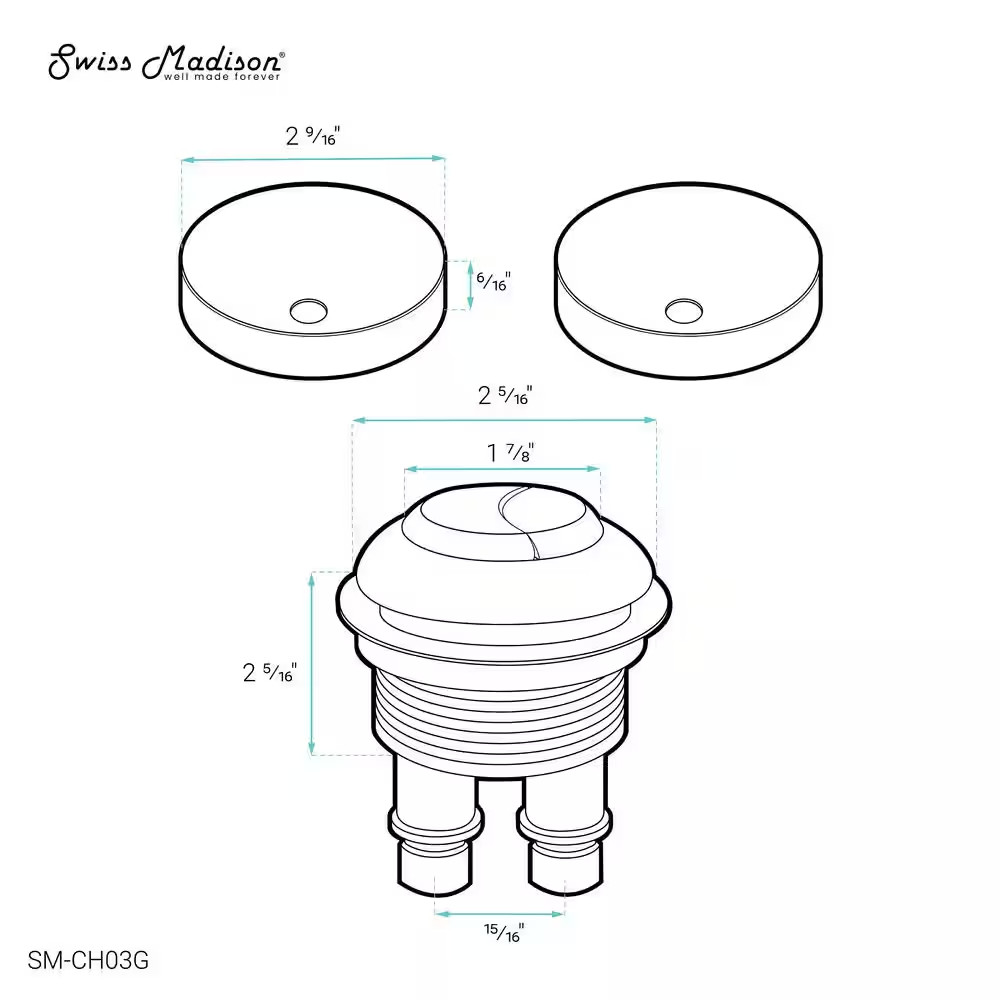 Toilet Hardware, Brushed Gold