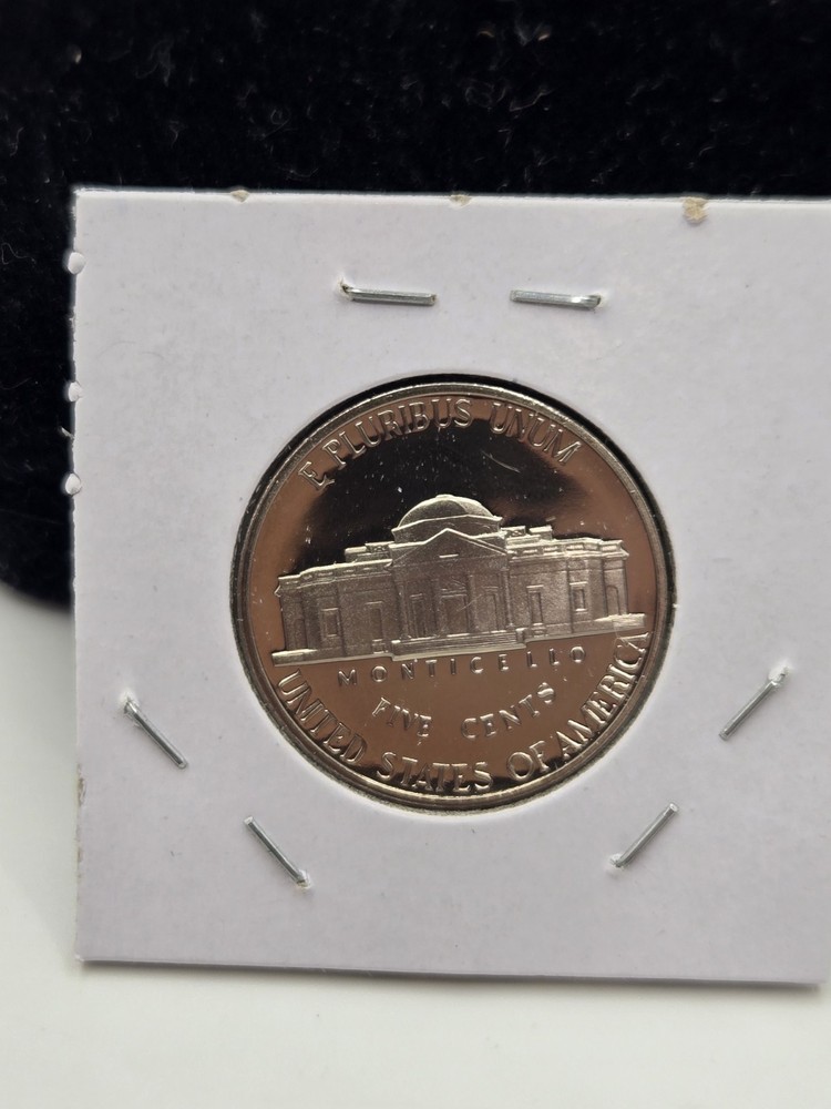 1992 S Proof Jefferson Nickel - Five Cent Coin from Proof Set
