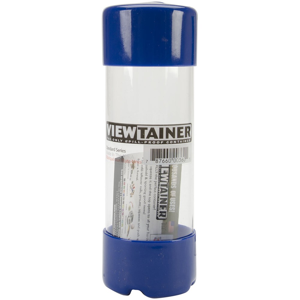 Viewtainer Slit Top Storage Container 2"X6" Blue