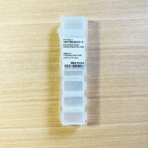 [MUJI] PP Connectable Pill Case 聚丙烯連結式藥盒/7連結