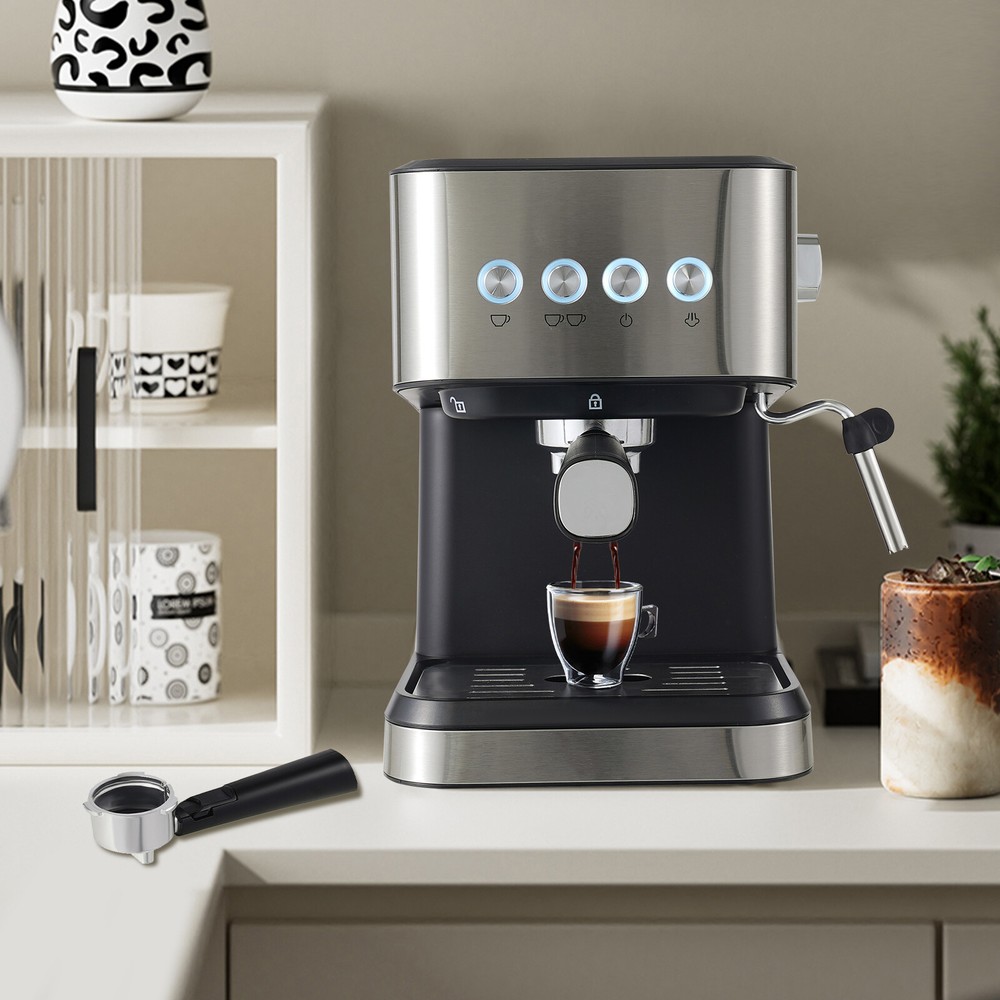 Spoon&Tamper Small Drip Coffee Machine,1.5L Semi-automatic Coffee Machine