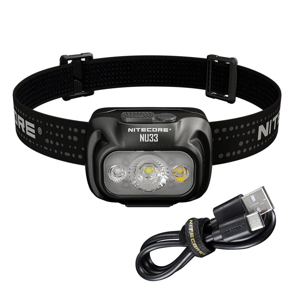 Nitecore NU33 700 Lumens Rechargeable Headlamp - Black