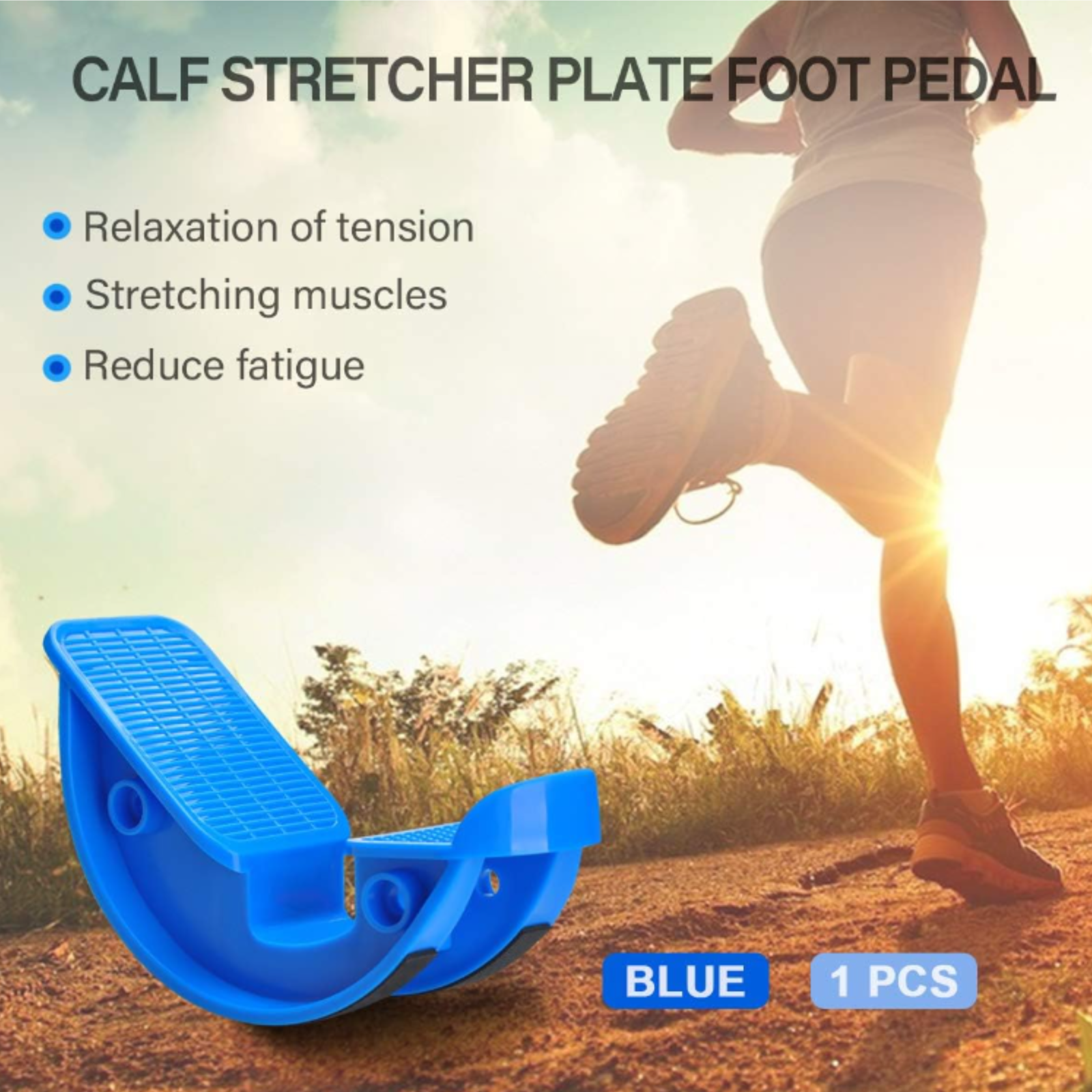 Foot Rocker Calf Stretcher for Plantar Fasciitis & Achilles Tendonitis Relief