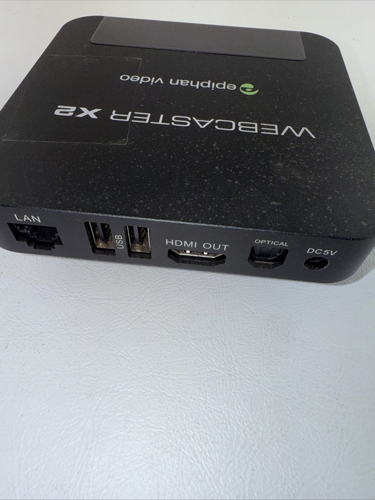 Epiphan Webcaster X2 Live Streaming Encoder – YouTube Facebook Twitch (No Cable)