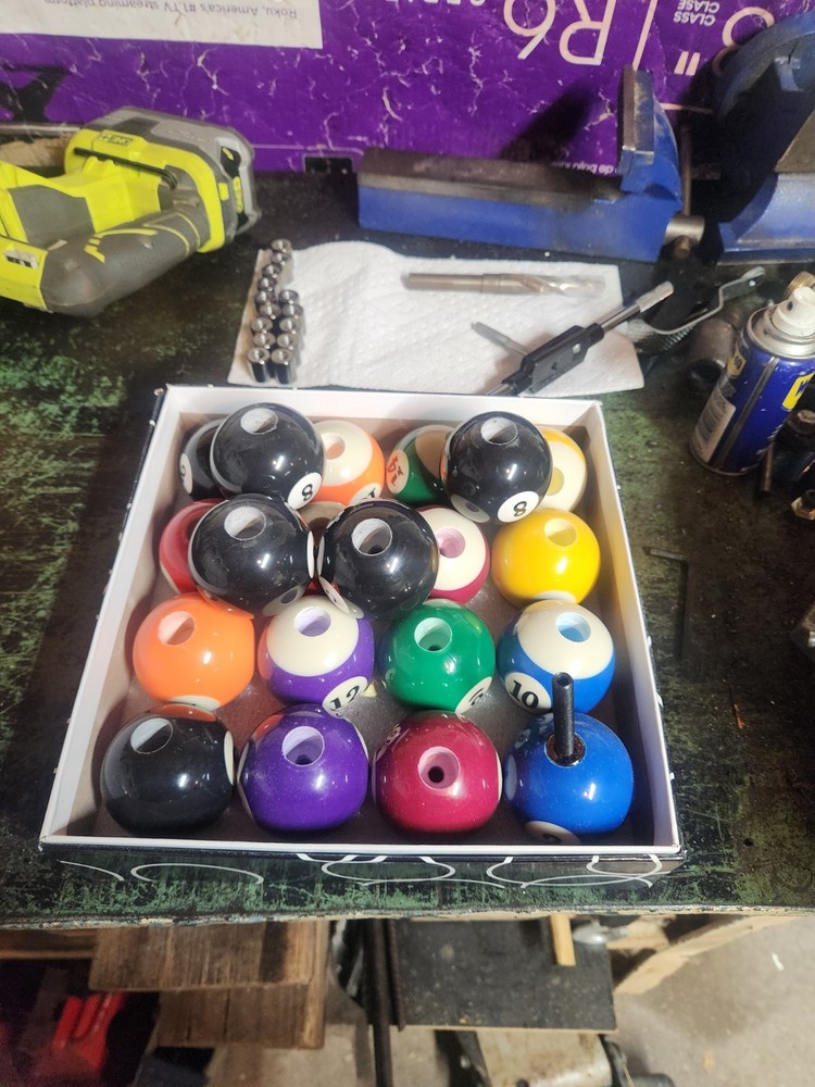 Eight #8 Ball Archery Stabilizer Weight