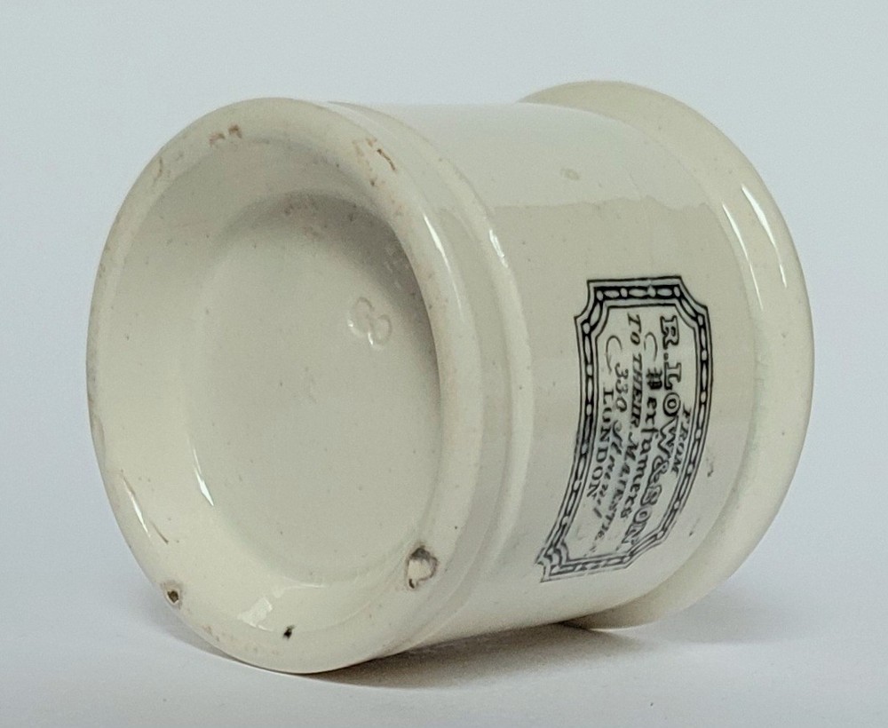 Early perfumers / bears grease pot.