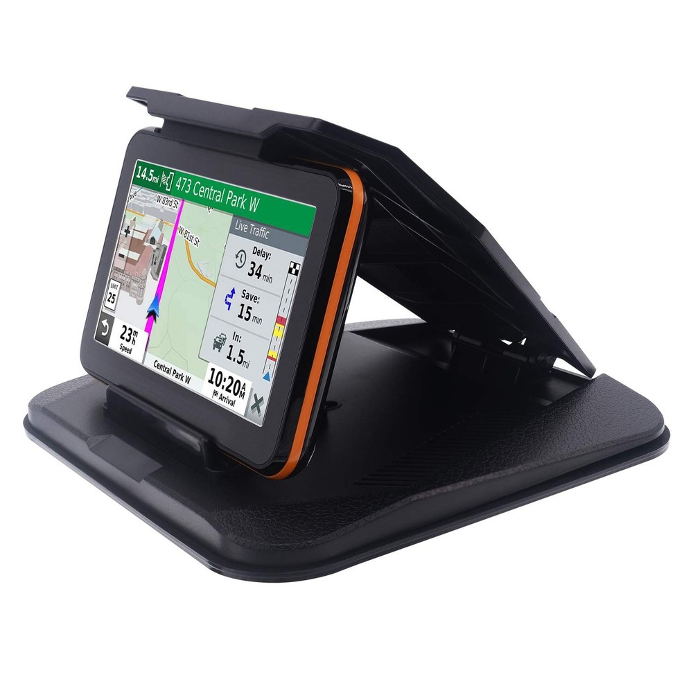 iSaddle Dashboard GPS Mount Holder - Universal Universal(4.3"-9.6"), Black