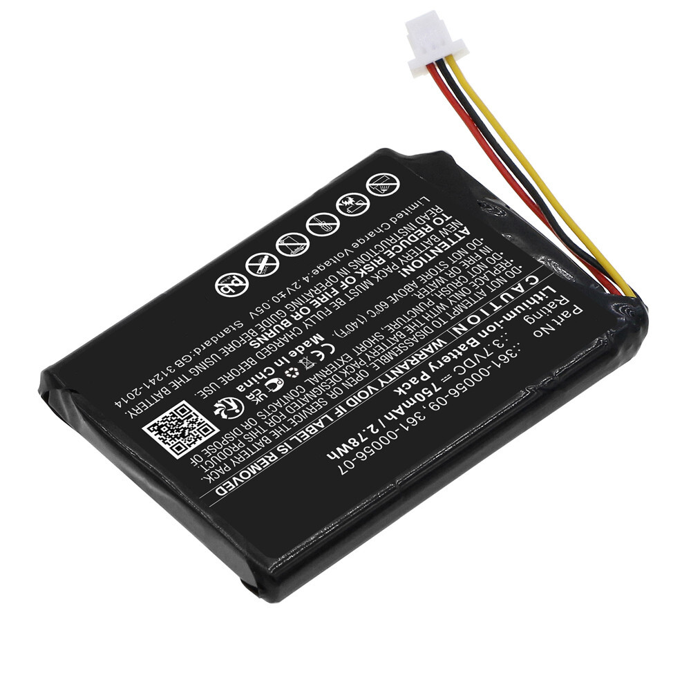 750mAh 361-00056-07 361-00056-09 Battery Replacement for Garmin Drive 60 61 GPS