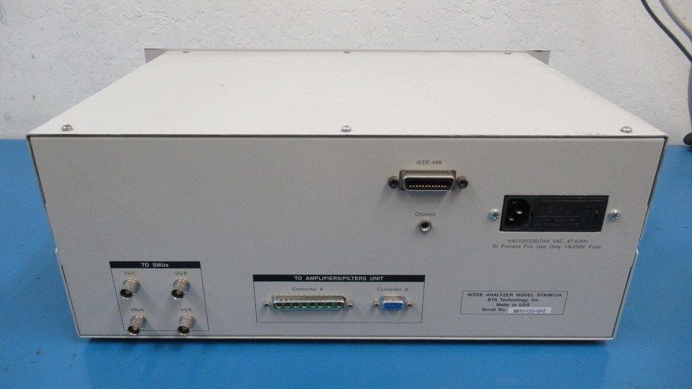 BTA Technology BTA9812A Noise Analyzer Controller Model