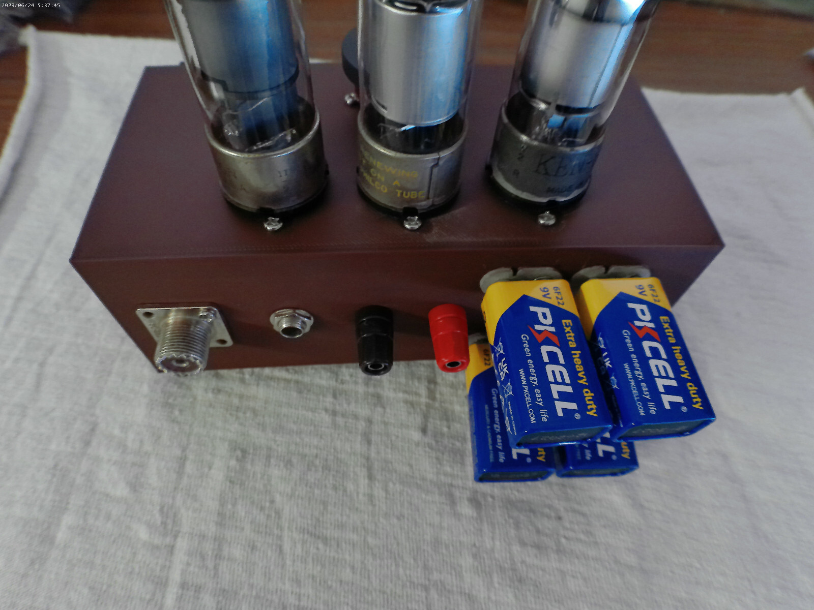 SCHEMATIC ONLY British Mark XV Spy Radio 1943 (AM Band to 13.5 MHZ)