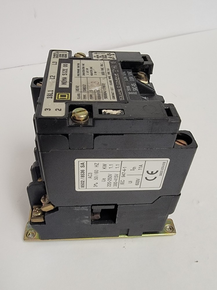SQUARE D CONTACTOR 8502. SA012.