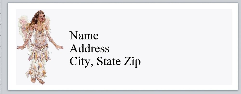 Personalized Address Labels Elf Fairy (bx 717)