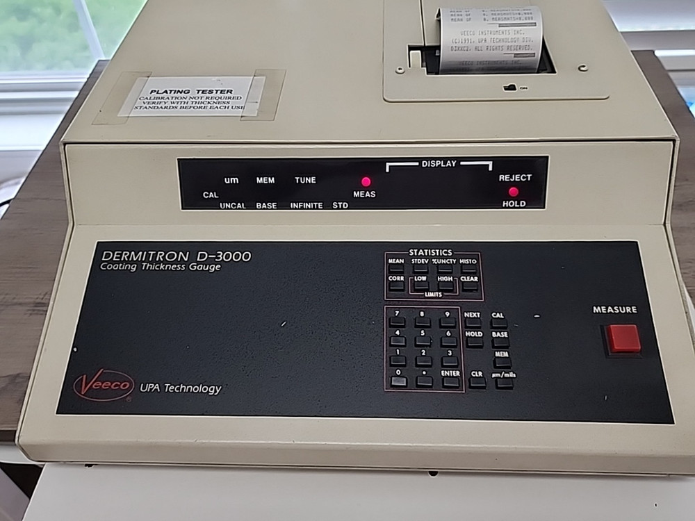 UPA TECHNOLOGY DEMITRON D-3000 PRECISION COATING THICKNESS GAUGE