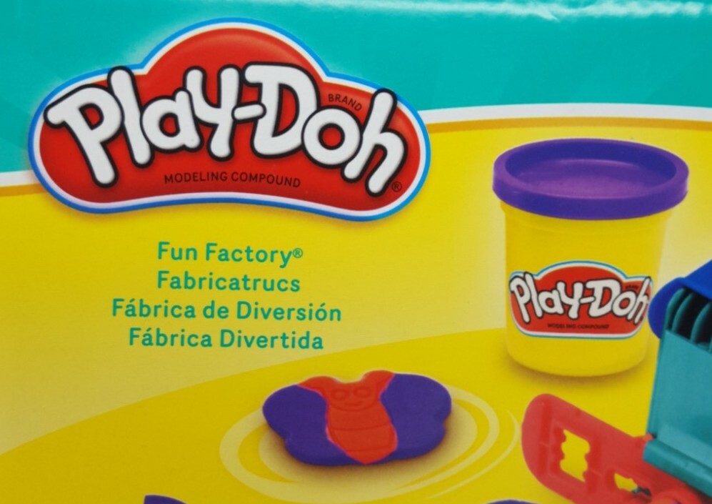 Play-Doh Fun Factory Set + Tools. Creative Shapes Imagination Squeezable Fun!