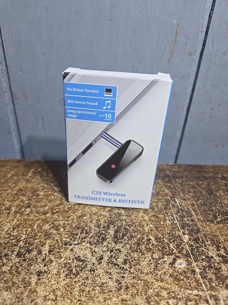 Aux Bluetooth 5.3 Adapter for Car, 2 in 1 Wireless Bluetooth Transmitter and ...