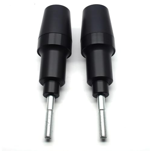 Motorcycle Frame Sliders, Falling Crash Protector Guards No Cut Kits Black