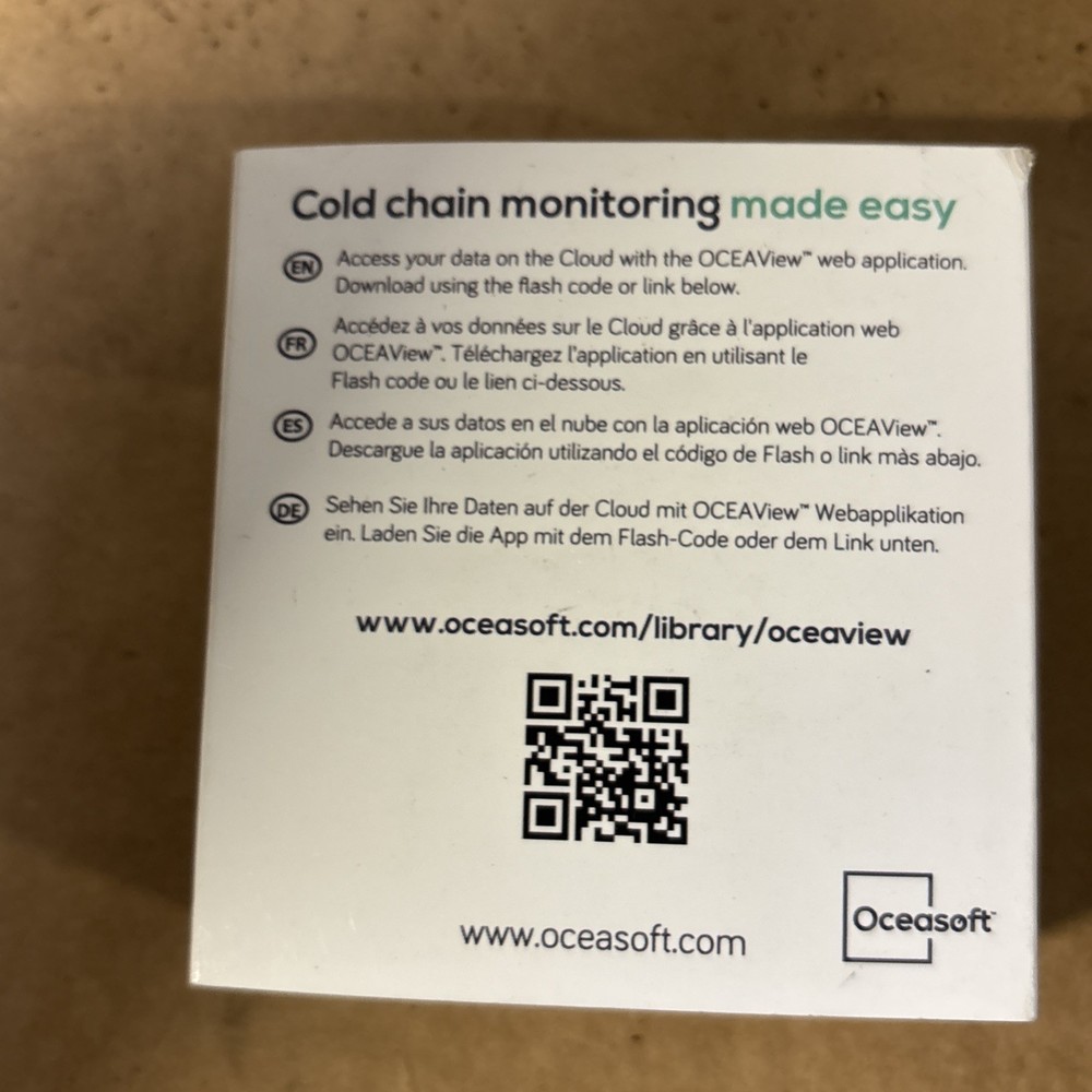 Oceansoft Emerald Temperature Data Logger Bluetooth -40 C - 85 C #ab4