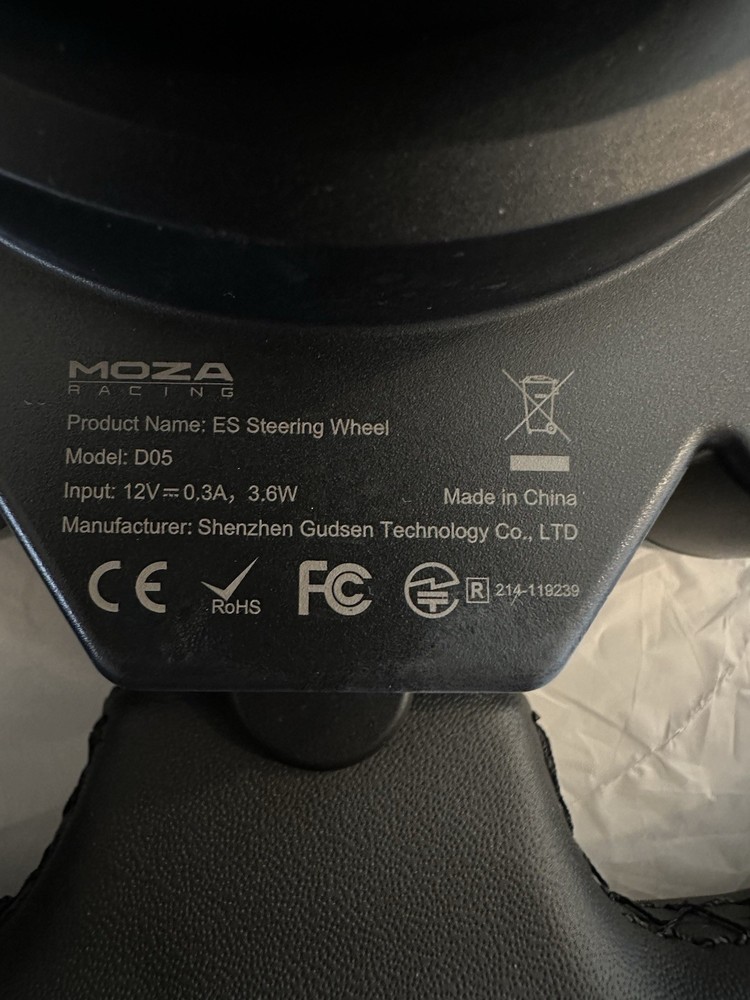 NEW MOZA ES Sim Racing Steering Wheel