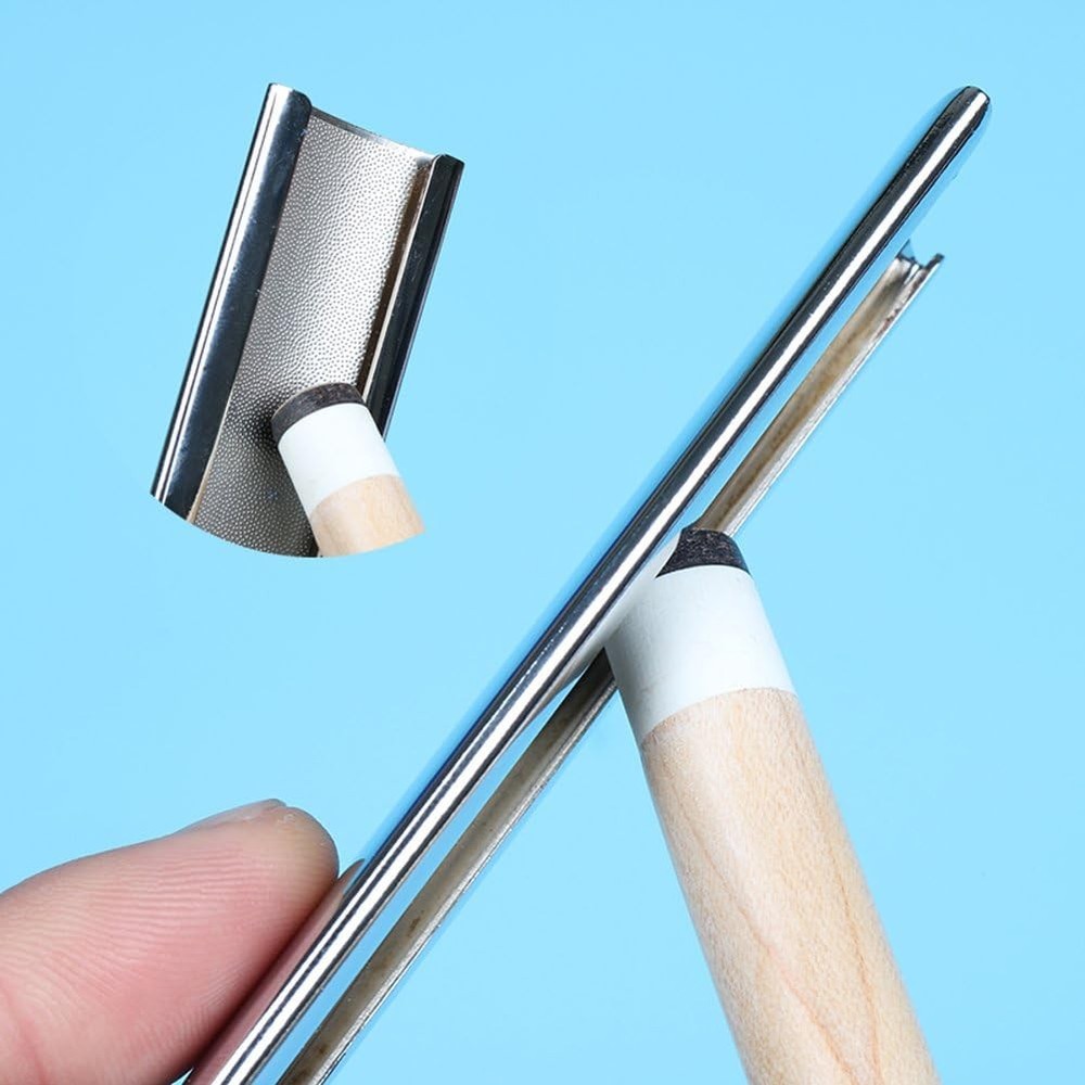 MOOCY Metal Billiard Pool Cue Tip Tool Shaper...