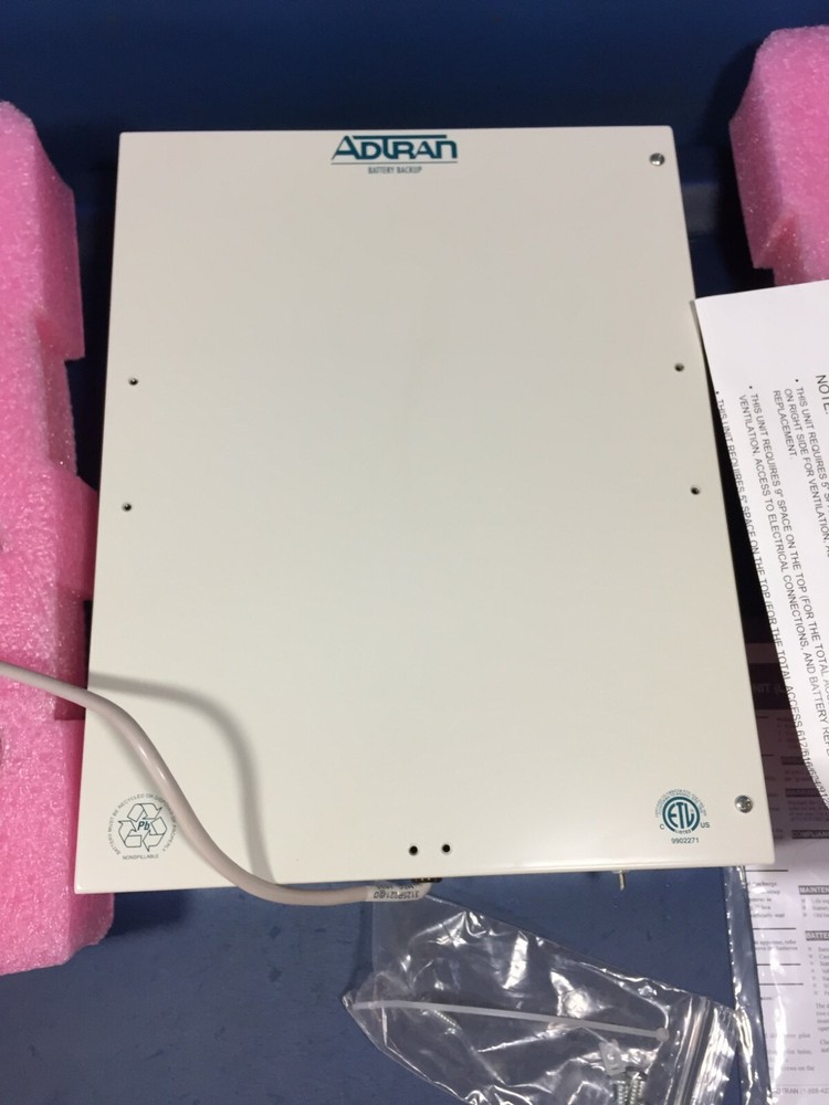 ADTRAN BATTERY BACKUP HINGED 1175044L2 48V