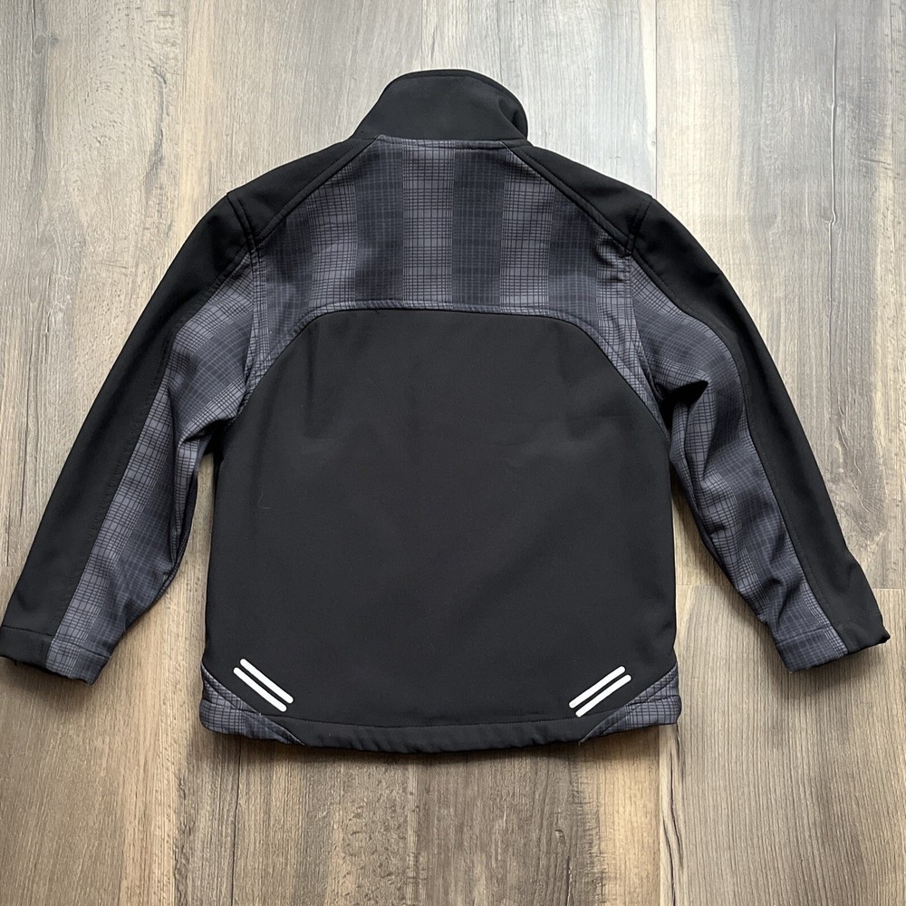 Snozu Boys Soft Shell Jacket Full Zip Mock Neck S 7/8