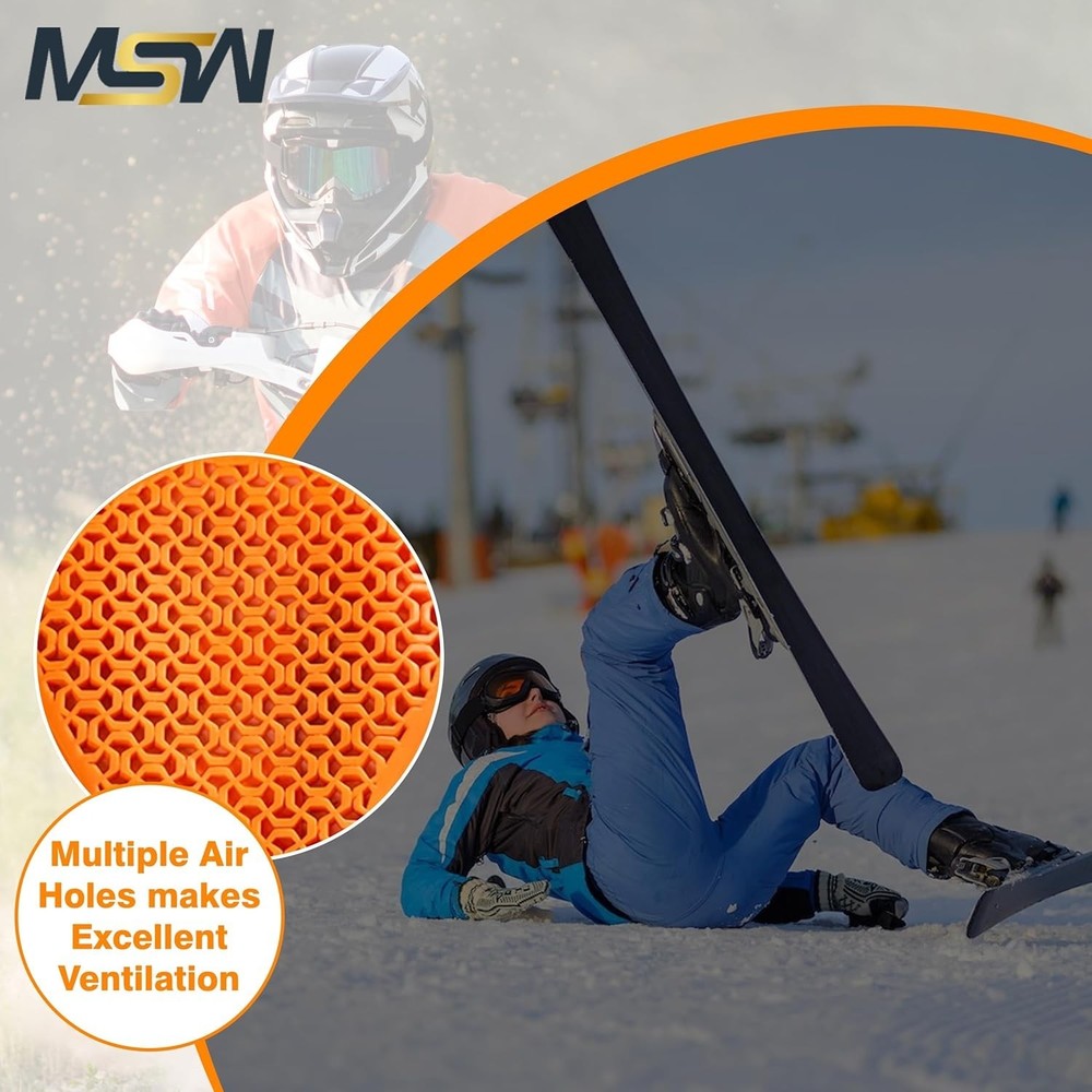 5 PC - Level 2 Certified Armor Pads, Level 2 Approved Back, Shoulder and Elb...