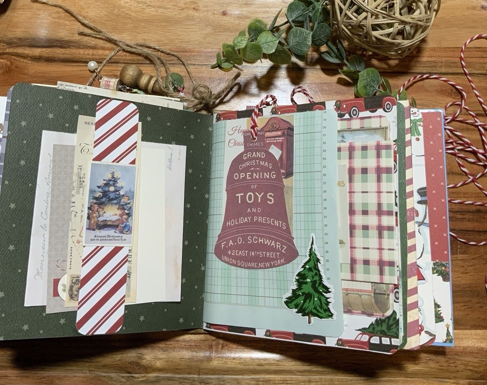 Christmas Handmade Junk Journal