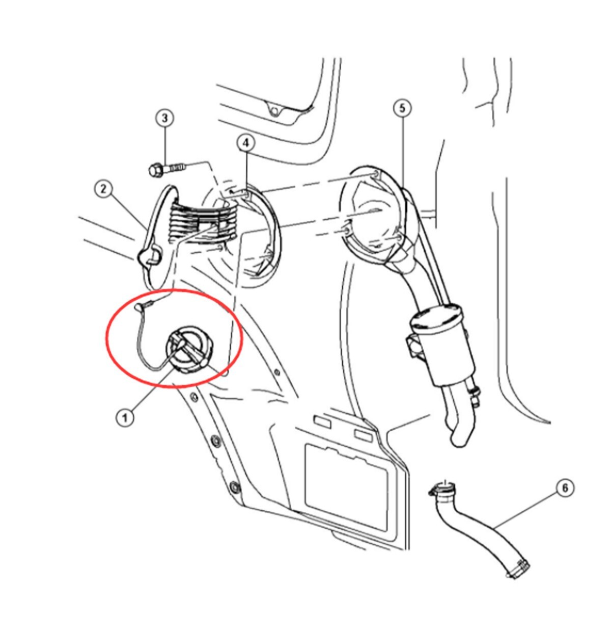 FOR MOPAR 52124512AA 52030433AB Fuel Filler Gas Cap For Dodge Chrysler Jeep NEW