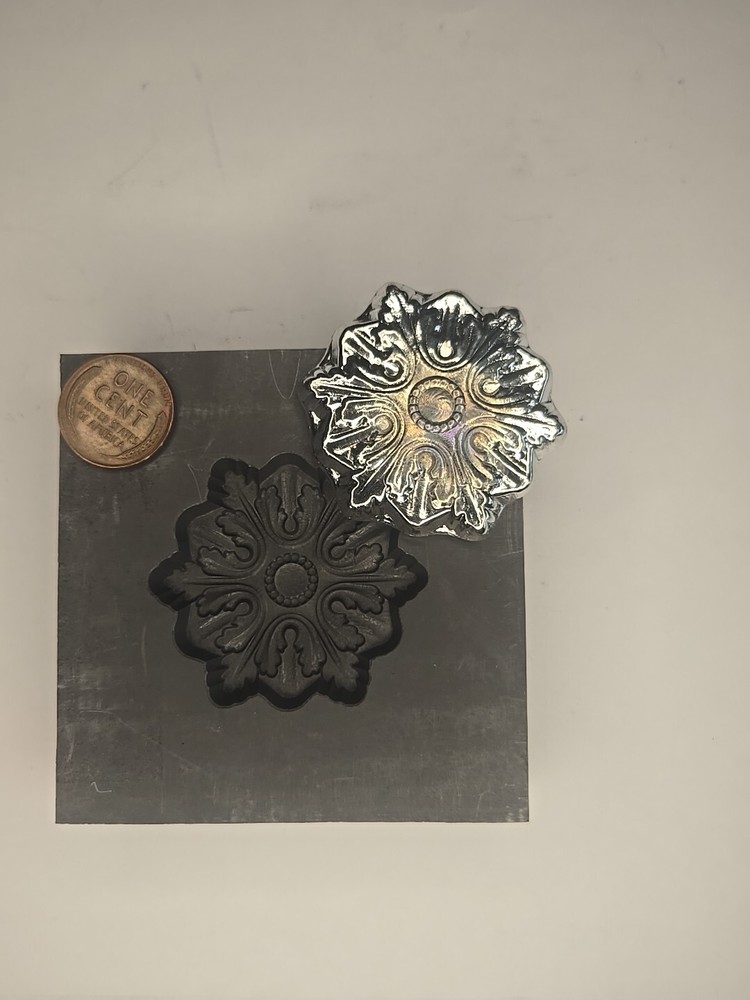Snow Flake 3D Graphite Ingot Mold for Gold Silver Copper Casting Refining