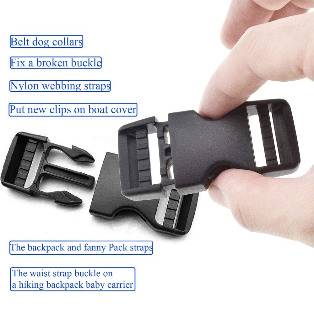 Buckle for 1″/1.5‘’/2‘’Webbing, Side Release Buckl
