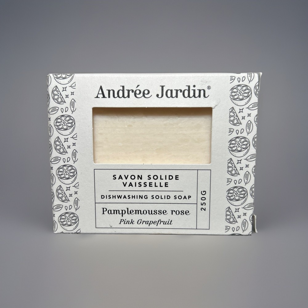 Andree Jardin Dishwashing Solid Soap 250G Pamplemouse Rose & Pink Grapefruit