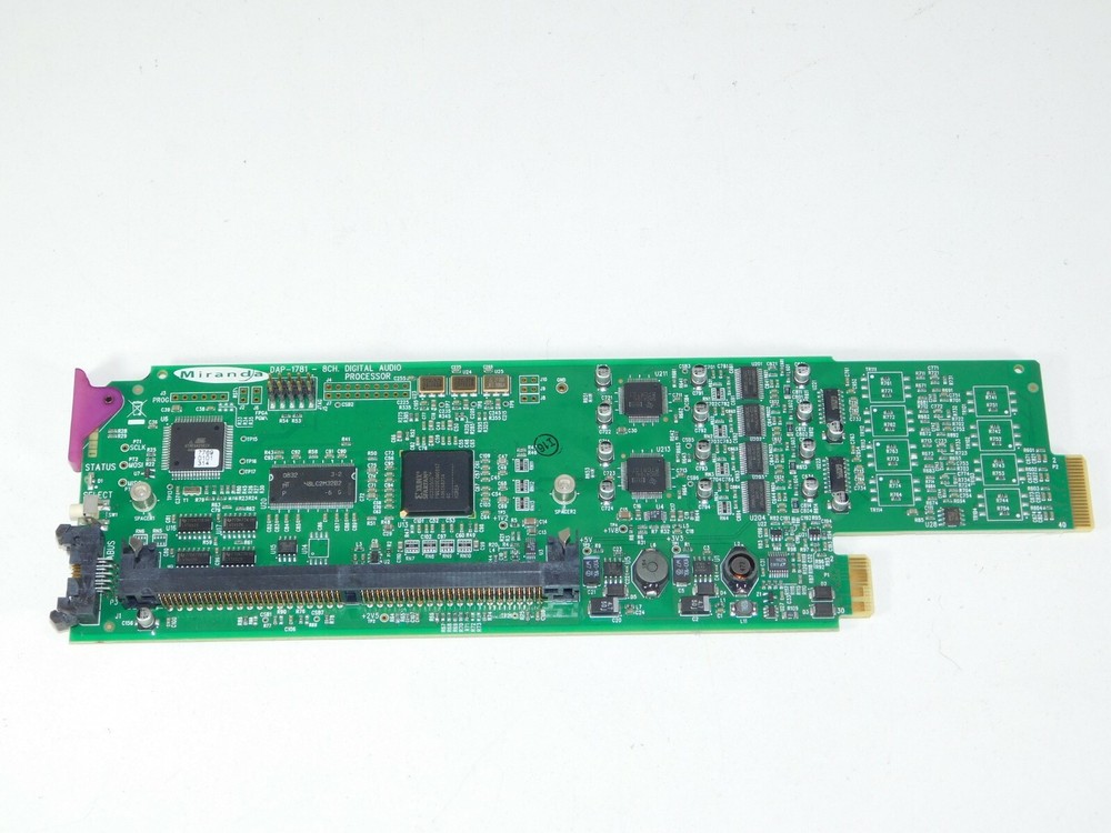 Grass Valley Miranda DAP-1781 8 Channel Digital Audio Processor Card Module Unit