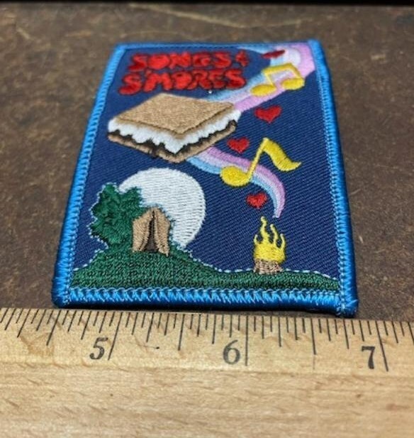 Songs & S’mores Embroidered Patch (NOS)