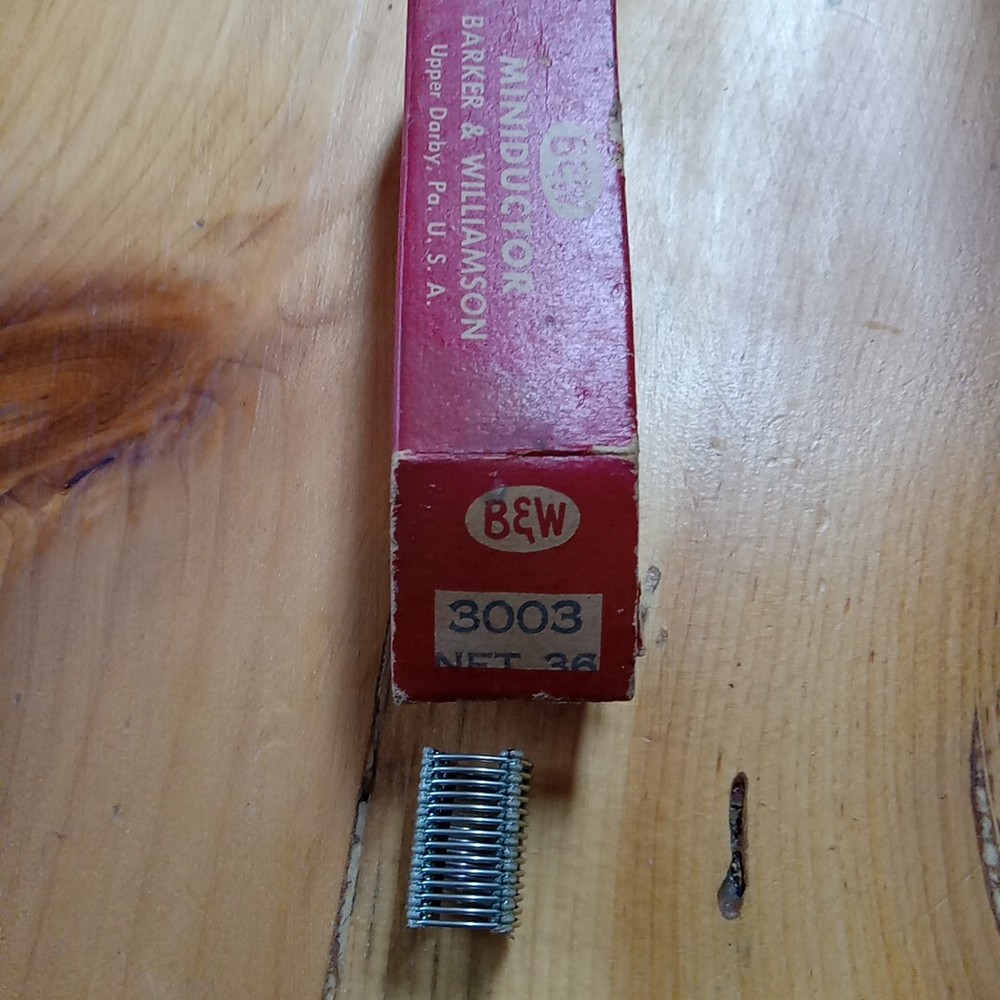 B AND W MINICONDUCTOR BAKER AND WILLIAMSON 3003 NET 36